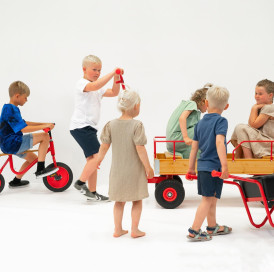 ROSE bikes strengthen and develop physical skills for children every day. Also, ROSE bikes promote the development of friendship and playtime together of different ages. ????️????

Article number: 6020 • bicycle • age 4-6
Article number: 6096 • wagon • 3 