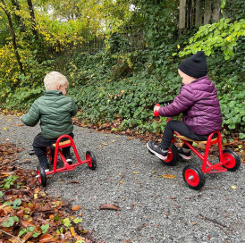 ROSE 3-wheeler is of high quality and perfect for use in institutions such as daycares facilities, nurseries, kindergartners, schools, playgrounds, campsites, parks, and similar places with play areas.

All institutional bicycles and vehicles are fully as